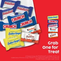 Butterfinger Assorted Kinder Chocolates Halloween Variety Mix Candy - 36.1oz/130ct -Halloween Costume Store GUEST 3bce09fb dd14 4d5a 88b7 2f4f943ebb9f