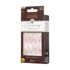 KISS Products Classy Premium Long Square Glue-On Fake Nails - Stunning! - 33ct -Halloween Costume Store GUEST 3d77757a bcbb 4ebd 94d7 8c231a84edaa