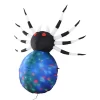 Halloween Inflatables Outdoor Decorations Multicolor Red-Eyed Spider, Blow Up LED Yard Decor For Garden