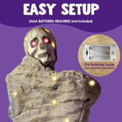 Joyfy Cocoon Corpse Halloween Decoration, 65" Hanging Skeleton Corpses With Lights And Sound, Animated Hanging Dead Body Prop For Indoor Outdoor Decor -Halloween Costume Store GUEST 3e60a64f 6e06 4b74 9f26 f29ea6c25be8