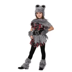 Joyfy Girls' Werewolf Halloween Costume – Fierce & Howling Halloween Outfit Set Complete Set -Halloween Costume Store GUEST 3eea6fc5 a7ce 401d a043 245ac9cbd0e8
