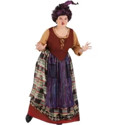 HalloweenCostumes.com Women's Plus Size Deluxe Disney Hocus Pocus Mary Sanderson Halloween Costume -Halloween Costume Store GUEST 3fc525c1 4dda 4981 aa84 07a23bbcbde6