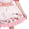 JAZWARES Hello Kitty Girl's Hello Kitty Classic Dress Halloween Classic Costume Dress