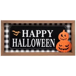 Northlight Happy Halloween Wooden Shadow Box Tabletop Sign - Set Of 2 -Halloween Costume Store GUEST 42755765 2afa 4fe5 af45 621a15f08667