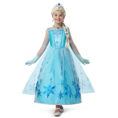 Joyfy Halloween Ice Princess Dress Costume For Girls Kids , Light-Up Princess Dress Up Cosplay Party Decor, Sequin Gown For Birthday 4 Joyfy Halloween Ice Princess Dress Costume For Girls Kids , Light-Up Princess Dress Up Cosplay Party Decor, Sequin Gown For Birthday - Image 4