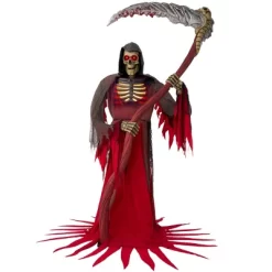 Joyfy 99.6'' Halloween Outdoor Decoration, Animatronics Standing Grim Reaper Holding Giant Scythe With Light For Indoor Outdoor Haunted House Decor -Halloween Costume Store GUEST 45441701 3a24 4744 98b8 2be5af3c93fd