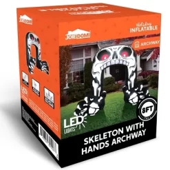 Joyfy 8 FT Tall Halloween Inflatable Outdoor Decoration, Giant Skeleton With Hands Grabbing Archway Inflatable For Halloween Yard Garden Lawn Decor -Halloween Costume Store GUEST 46e33c58 5714 4ad0 b3c2 a23efd9d48ac