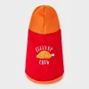 Thanksgiving Turkey Dog And Cat Hoodie Full Body Costume - Boots & Barkley™ Red