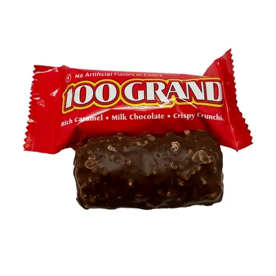 100 Grand Fun Size Candy Bars – Crispy, Chewy, Chocolate-Covered Candy - Available In 1, 2, 3, And 5 Pound Resealable Bags 3 100 Grand Fun Size Candy Bars – Crispy, Chewy, Chocolate-Covered Candy - Available In 1, 2, 3, And 5 Pound Resealable Bags - Image 3