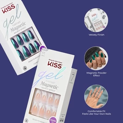 KISS Products Gel Fantasy Magnetic Fake Nails - Chameleon - 31ct 5 KISS Products Gel Fantasy Magnetic Fake Nails - Chameleon - 31ct - Image 5