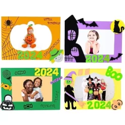 4E’s Novelty Halloween Picture Frame Craft Kit For Kids – 12 Pcs 2024 Dated Foam Photo Frames, DIY Photo Frame For Kids, Fall Craft For Kids -Halloween Costume Store GUEST 4abe36b9 182e 40ff bed6 6171d0be1c99
