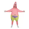 JAZWARES SpongeBob Men's Patrick Halloween Costume Jumpsuit - Pink One Size
