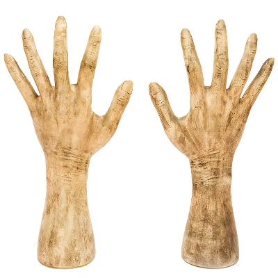 Fun World Gravebreaker Arms Light-Up Yard Stake Halloween Decorations - - Beige 1 Fun World Gravebreaker Arms Light-Up Yard Stake Halloween Decorations - - Beige