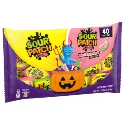 SOUR PATCH KIDS & Sour Patch Watermelon Halloween Candy Variety Pack Treat Size - 22oz/40ct -Halloween Costume Store GUEST 4ec46813 a19d 44a6 a4a5 2c7520ece6ef