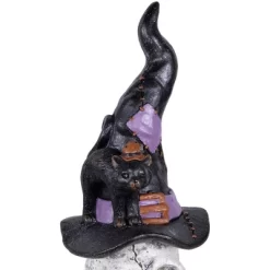 Northlight Skull In Witch Hat With Cat Halloween Decoration - 22.75" -Halloween Costume Store GUEST 4f18e884 02dc 469e 964f 25ce2b75b1c2