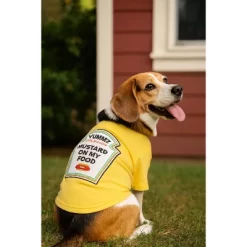 Parisian Pet 'Mustard Licker' Halloween Costume For Dogs & Cats – Adorable Mustard Dog Costume, Pet Halloween Outfit, Yellow -Halloween Costume Store GUEST 4f9d1d30 b1ab 4493 b668 5b8815070902