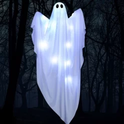 Joyfy Halloween Hanging Ghost Outdoor Decoration, 47” LED Light Hanging Ghost Halloween Hanging Decoration For Indoor Outdoor Party Decor -Halloween Costume Store GUEST 50048ce0 23dc 4b7a b518 d77f7f3206cd