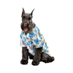 Midlee Blue Hibiscus Hawaiian Dog Shirt -Halloween Costume Store GUEST 57041b88 ba06 4b2d 93b4 c53ea1306e35