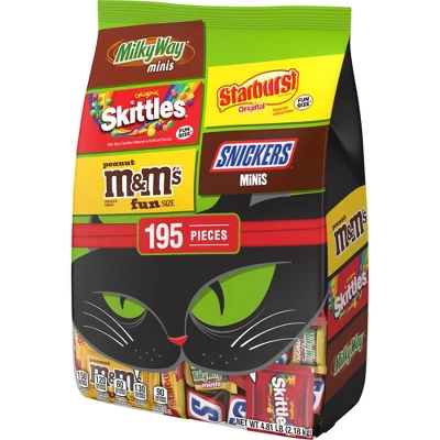 Mars - Snickers, M&M's, Starburst, Skittles, Milky Way Halloween Candy Bulk Variety Bag - 77.4oz/195ct 9 Mars - Snickers, M&M's, Starburst, Skittles, Milky Way Halloween Candy Bulk Variety Bag - 77.4oz/195ct - Image 9