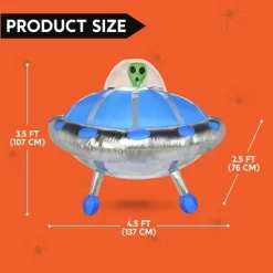 Joyfy 4.5 FT Halloween Inflatable Outdoor Decorations, Inflatable Alien UFO With Color Changing LEDs For Halloween Window Yard Garden Lawn Decoration -Halloween Costume Store GUEST 5e8ac822 60c4 4199 af12 8b54701daabe