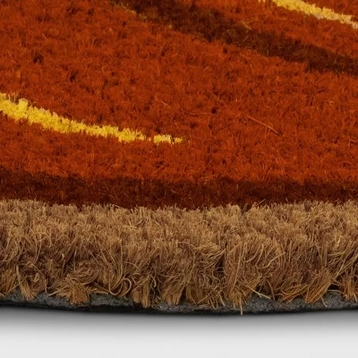 1'6"x2'6" Pumpkin Coir Doormat Orange - Room Essentials™ 2 1'6"x2'6" Pumpkin Coir Doormat Orange - Room Essentials™ - Image 2