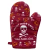 Many Have Eaten Few Have Died Oven Mitt Funny Sarcastic Cooking Kitchen Glove - Crazy Dog Bakeware For Halloween Season