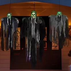 Joyfy 3 Pack Halloween Hanging Ghosts, Hanging Skeleton Grim Reapers For Halloween Outdoor Decorations, Indoor Outdoor Hanging Ghost Decorations -Halloween Costume Store GUEST 5fb0f80d e499 4bf5 8ed9 4c4b58c688c4