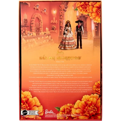 Barbie Signature Día De Muertos 2025 Collectible Doll In Ruffled Cream Gown 5 Barbie Signature Día De Muertos 2025 Collectible Doll In Ruffled Cream Gown - Image 5