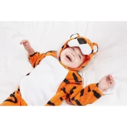 Joyfy Baby Halloween Costume Tiger Jumpsuit With Tail, Toddler One Piece Animal Suit With Hat For Halloween Dress Up Party -Halloween Costume Store GUEST 6313f4b0 2e24 47c4 a354 3c1615de7b52