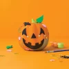 Halloween Craft Embellished Paper Mache Pumpkin Painting Kit - Mondo Llama™