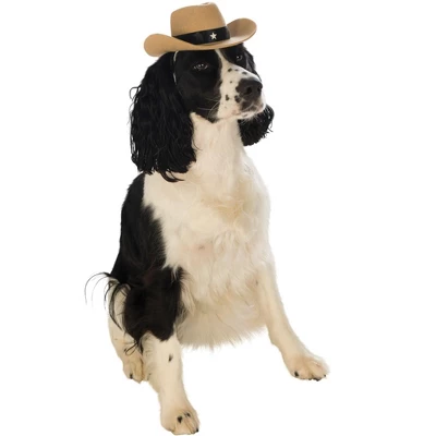Rubies Brown Cowboy Hat For Pets 2 Rubies Brown Cowboy Hat For Pets - Image 2