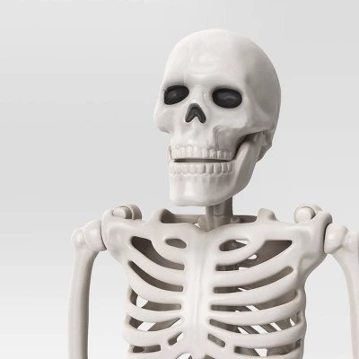 4pc 10" Skeletons Halloween Decorative Props - Hyde And EEK! Boutique™: Indoor/Outdoor, Off-White 2 4pc 10" Skeletons Halloween Decorative Props - Hyde And EEK! Boutique™: Indoor/Outdoor, Off-White - Image 2