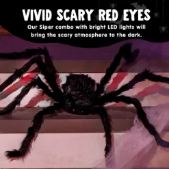 Joyfy 3pcs Halloween 63'' Hairy Huge Realistic Spiders, Indoor Outdoor And Yard Creepy Decor,Halloween Party Garden Haunted House Decorations -Halloween Costume Store GUEST 66edeb1d 0a0d 4f6d a90f 7500f6d51ac0