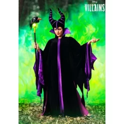 HalloweenCostumes.com Women's Disney Classic Maleficent Halloween Costume | Villain Halloween Costumes
