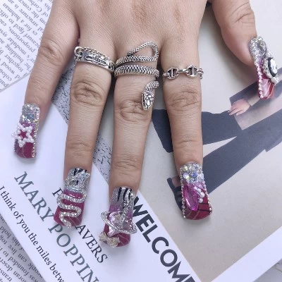 VYNXARIA Elegant Press-On Nails For Effortless Glam£¬Size L 2 VYNXARIA Elegant Press-On Nails For Effortless Glam£¬Size L - Image 2