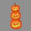 19.75" Lit Triple Stacked Pumpkin Halloween Decorative Prop - Hyde And EEK! Boutique™