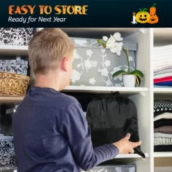 Syemin Decorative Holiday Scene Props Long Halloween Inflatables Outdoor Decorations, Scary Clown Icecream Halloween Yard Decor, White, 48"*120"*96" -Halloween Costume Store GUEST 6bec63f3 2294 4a3f 9ba7 418ff9f48700