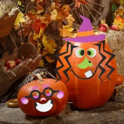 Joyfy 16 Packs Halloween Foam Craft Kit Pumpkin Decor Stickers, Halloween Party Favors School Games Gifts For Kids, Arts Activities Party Supplies -Halloween Costume Store GUEST 6d6b3fc2 a1f8 426b 9729 0f8e9b2300a6