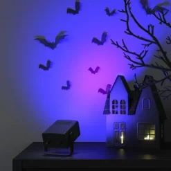 Indoor LED Battery Operated Halloween Strobe Light With Adjustable Speed Purple - Hyde And EEK! Boutique™: Haunted House Theme, 5 LED Bulbs