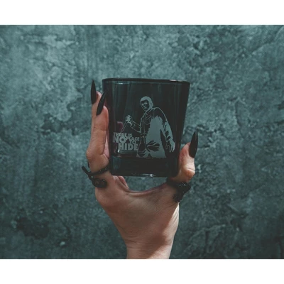 Silver Buffalo Halloween II Michael Myers 9-Ounce Etched Rocks Glasses | Set Of 2 4 Silver Buffalo Halloween II Michael Myers 9-Ounce Etched Rocks Glasses | Set Of 2 - Image 4