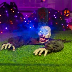 Joyfy Halloween Outdoor Decoration Animated Zombie Groundbreaker With Flashing Eyes For Halloween Yard, Lawn, Patio, Haunted House Decor -Halloween Costume Store GUEST 6e7662ae 86c7 4f54 b711 3cbd70ff819f