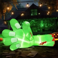 Joyfy 9 FT Long Halloween Inflatables Outdoor Decoration, Giant Zombie Arm Inflatable With Built-in LEDs For Halloween Yard Lawn Garden Decoration -Halloween Costume Store GUEST 6eba24d1 7beb 4302 b3ba 1a5def6ae562