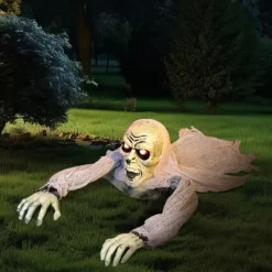 Joyfy Groundbreaking Zombie Halloween Décor, Halloween Climbing Zombie Sound And Flashing Eyes, Yard Garden Party Decorations For Outdoor Indoor -Halloween Costume Store GUEST 6f6578aa c855 461c 8dd8 a2f4a0811f5a