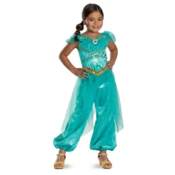 Disney Princess Kids' Aladdin Jasmine Deluxe Costume Jumpsuit Aqua Green -Halloween Costume Store GUEST 6fd9efbc cd00 41b4 a2fe 6358fbaa1ac6