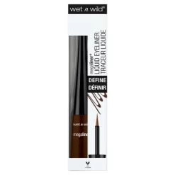 Wet N Wild Mega Liner Liquid Eyeliner Dark Brown - .118 Fl Oz