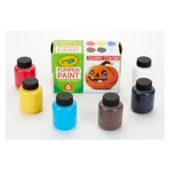 Crayola 6ct 2oz Pumpkin Paint Classic Colors