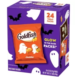 Pepperidge Farm Goldfish Halloween Edition Cheddar Crackers Snack Packs Multipack Box - 18oz/24ct -Halloween Costume Store GUEST 7400ec63 acc7 490b 93e7 b88c3ff17211