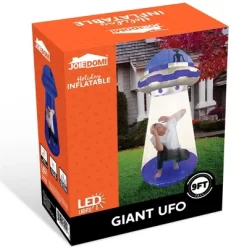 Joyfy 9 FT Halloween Inflatable Outdoor Decoration, Inflatable Purple UFO With Built-in LEDs For Halloween Party Yard Garden Lawn Outside Decoration -Halloween Costume Store GUEST 74fdae49 c835 4477 8fd0 f76767c41789