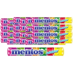 Maison Mentos Rainbow Flavor Chewy Mint Candy Full Size Rolls 6/10/15/40 Pack - Bulk Packaging -Halloween Costume Store GUEST 76ca52c4 2e4e 4fc6 8990 d53a3732e6bd