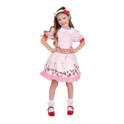 JAZWARES Hello Kitty Girl's Hello Kitty Classic Dress Halloween Classic Costume Dress -Halloween Costume Store GUEST 79bc117c 8bc9 4a51 87f8 e2b63e561beb
